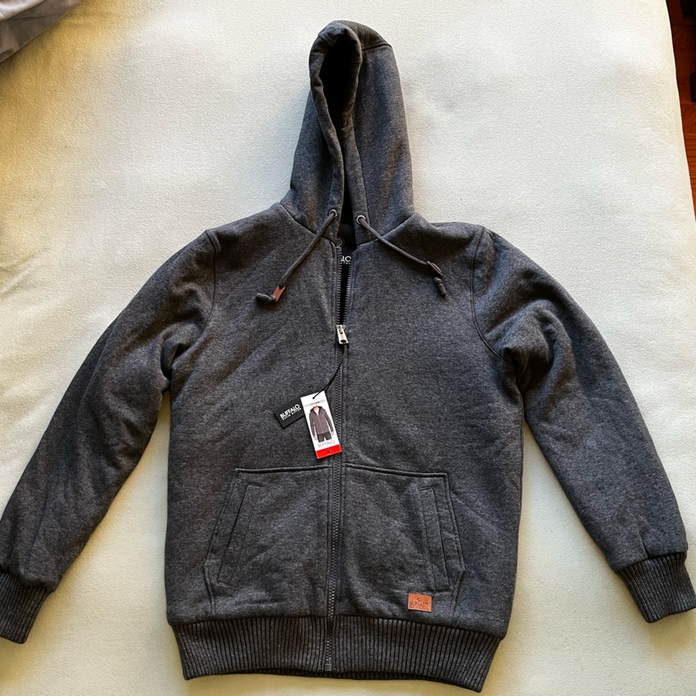 Fleece Lined Full Zip Hoodie